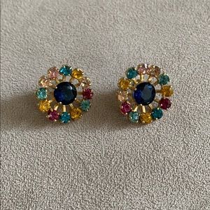 J. crew snowflake stud earrings